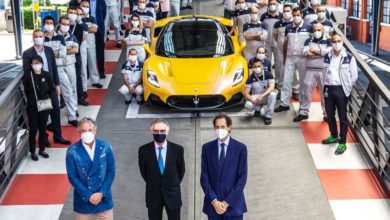 Photo of Carlo Tavares, Chairman and CEO of Stellantis, visit Maserati plant in Modena