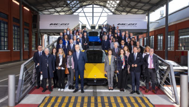 Photo of Ambassadors from all over the world visit the historic Maserati plant in Modena