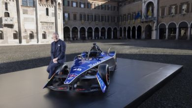 Photo of Maserati MSG Racing unveils Formula E Gen 3 livery. The first fully electric racing car in the history of Maserati