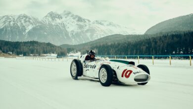 Photo of Maserati, Queen of Elegance on the frozen lake of St. Moritz