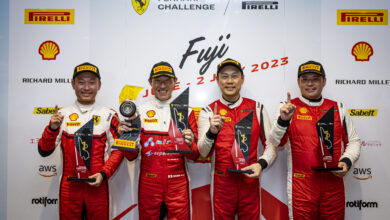 Photo of Ferrari Challenge Japan – Driver Comments from the race 2 podium at Fuji